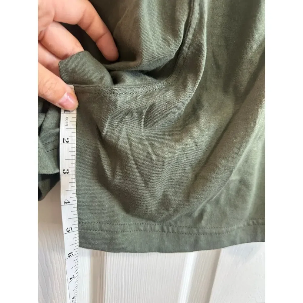 Nike NWT Deadstock Y2K Sweatshorts 100% Cotton Sz M Green 6